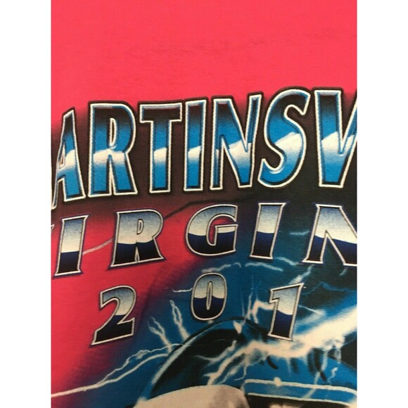 Gildan Adult Unisex Graphic Print T-Shirt "Virginia Beach 2012" Size M Pink - Picture 11 of 12